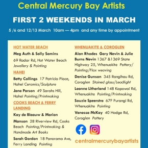 Open Art Studios - Central Mercury Bay Artists
