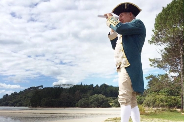Commemorating James Cook in the Mercury Bay