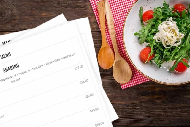 Adding a menu to your All About Whitianga business listing page