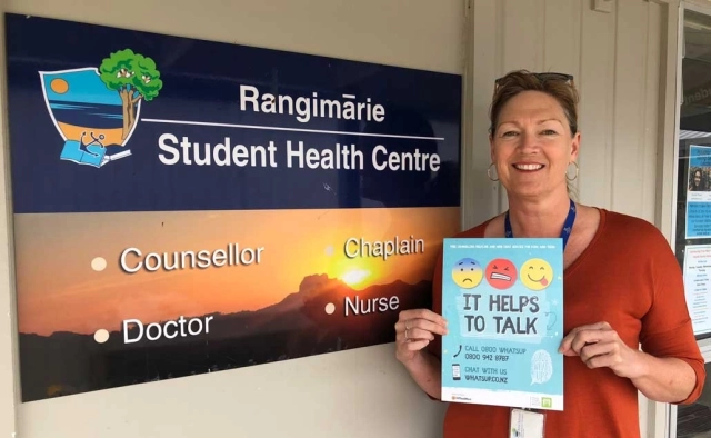 Mercury Bay Area School links with child helpline in promoting greater access to wellbeing support