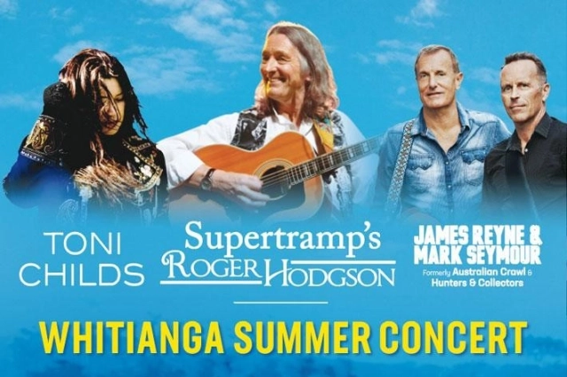 Whitianga Summer Concert 2019 Artists Announced!