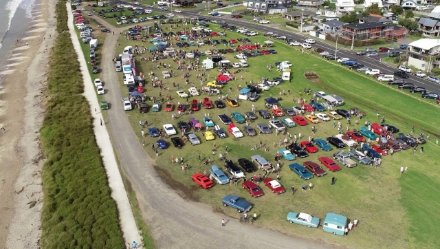 Whiti Beach Meet Car Show: A Roaring Success for Car Enthusiasts and Charity