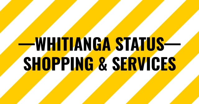 Services available in Whitianga during lockdown made easy to find