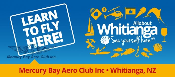 Learn to Fly at the Mercury Bay Aero Club Learn to Fly at the Mercury Bay Aero Club