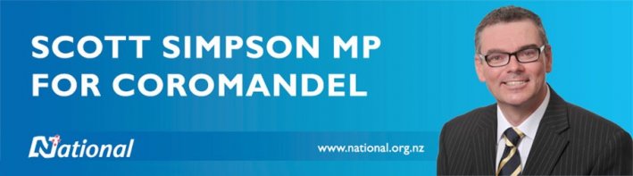 Scott Simpson MP for Coromandel Scott Simpson MP for Coromandel