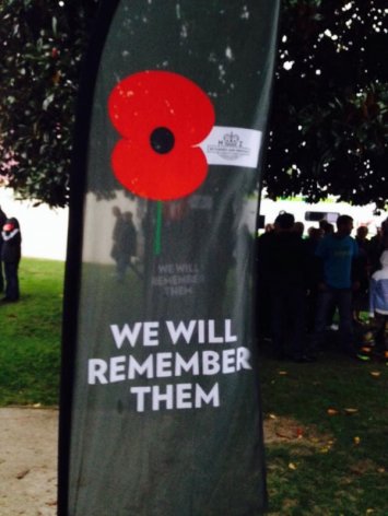 ANZAC day dawn service Whitianga Soldiers Memorial Reserve