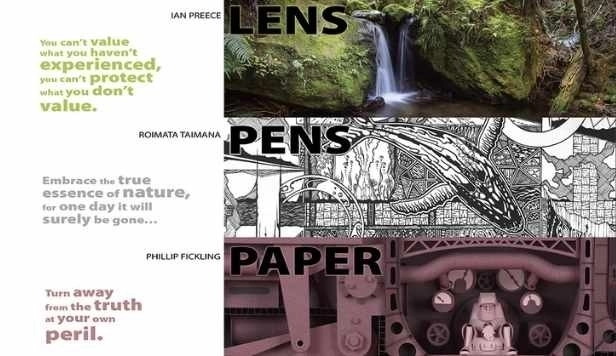 Lens Pens Paper Exhibition