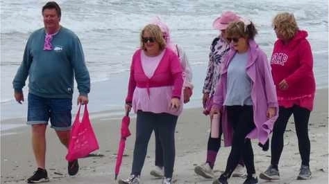 Breast Cancer Beach Walk