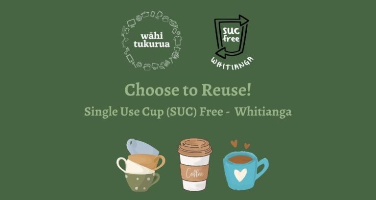 Single Use Cup (SUC) Free Mercury Bay Meeting